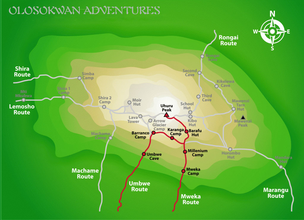 Umbwe-Route.Olosokwan Adventures